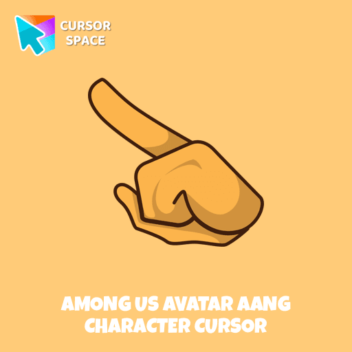 Among Us Avatar Aang Character cursor