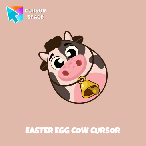 Easter Egg Cow cursor